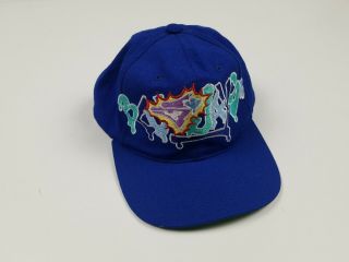 Toronto Blue Jays Vintage Snapback Hat Wool Cap Graffiti Font American Needle