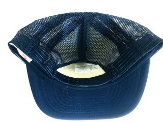 Vintage Top Gun Hat 1986 Snapback Promo Hat Navy Blue Cap 80s Snapback Mesh Hat 3