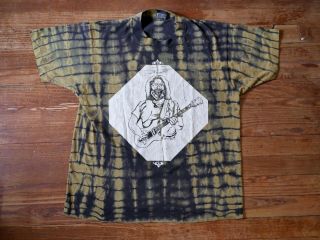 Vintage Grateful Dead T - Shirt 1987 See Jerry Garcia Play Tie - Dye Jgb