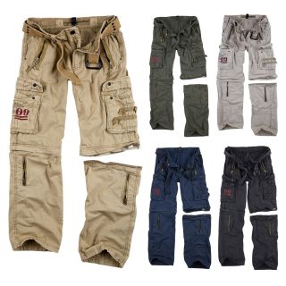 Surplus Raw Vintage Royal Outback Trousers Cargo Zip Off Hose & Shorts In Einem