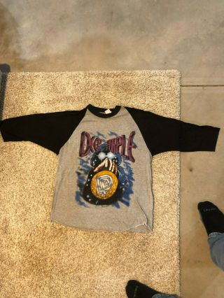Vintage 80s Deep Purple T Shirt Jersey 1985 Perfect Strangers Tour