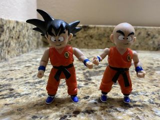 Dragon Ball Kid Goku & Krillin Action Figures Jakks 2003
