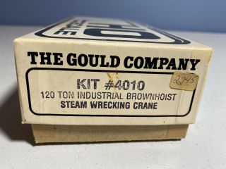 Ho Gould Co.  120 Ton 4010 Steam Wrecking Crane Kit