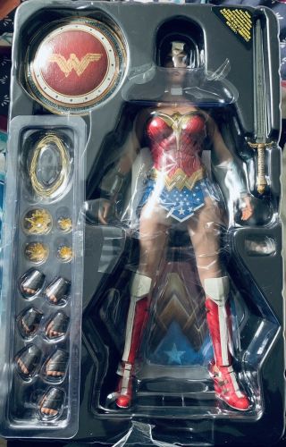 Hot Toys Justice League 1/6 Scale Comic Wonder Woman Action Figure W/ Shipper
