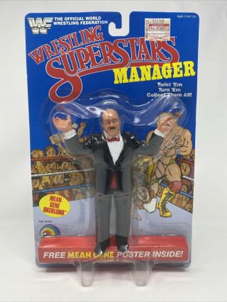 Wwf Ljn Wrestling Superstars Manager Mean Gene Okerlund 1985 Wwe Moc