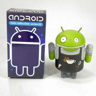 Android Mini Collectible Figure: Series 03 - Barista Bot By Google