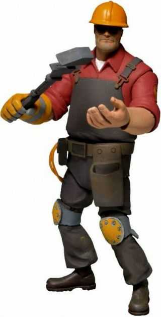 Neca Team Fortress 2 Red Series 3 The Engineer Action Figure