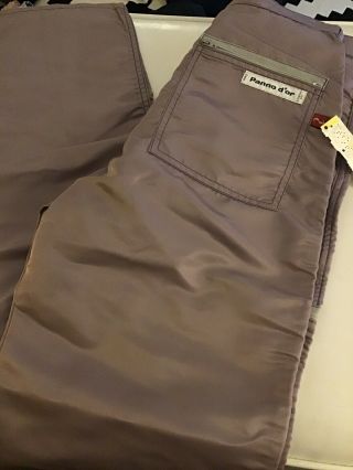 Panno D’or Vintage W Tags Parachute Pants Purple 32x34