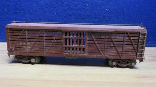 O Scale 2 Rail Wood Kit Built B&o Stock Car 10 1/4 " 598242