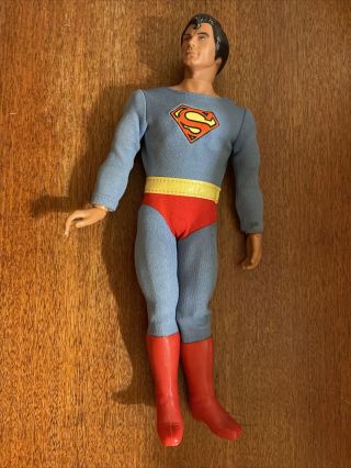 Vintage 1978 Mego 12.  5 " Superman Action Figure Christopher Reeve Doll Movie Dc