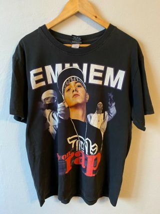Rare Eminem Slim Shady Bootleg Ludacris D12 Vintage Hip - Hop Rap On T - Shirt Merch