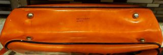 Vintage ADIDAS Peter Black Holdall Gym Bag Zipper Orange RARE 70 ' s ART 4030 3