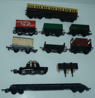 Tta - Triang / Hornby / Lima - Assorted Rolling Stock - For Spares / Restore