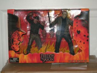 Neca Friday The 13th / Freddy Vs.  Jason Deluxe Boxed Set - Mib
