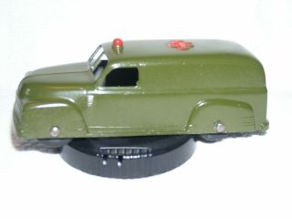 Tootsie Military Chevy Ambulance Truck Ex,  O.  D.  Color 1950s