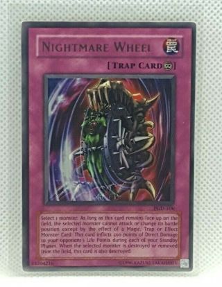 Yu - Gi - Oh Nightmare Wheel Pgd - 106 Unlimited