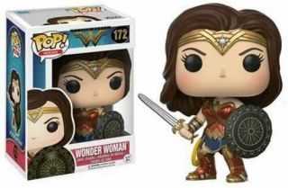 Funko Pop Wonder Woman 172 Dc Comics Wonder Woman Movie Figure - Damage Box