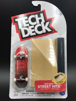 Tech Deck Street Hits Mini Fun Box And Real Skateboards Red Heavyweights Board