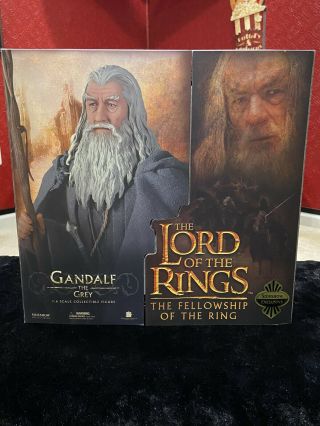 Sideshow Collectibles Lotr Lord Rings Gandalf 12 " Action Figure 1:6 Exclusive