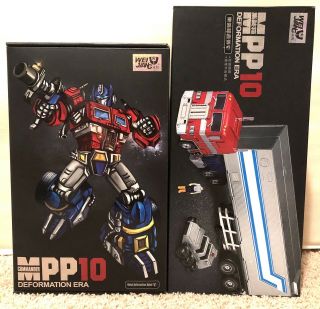 Transformers Weijiang Mpp10 Optimus Prime With Trailer