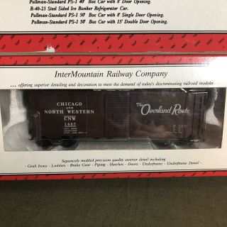 Intermountain Ho Rtr Ps - 1 40’ Boxcar Chicago & North Western 1487 (45402 - 04)