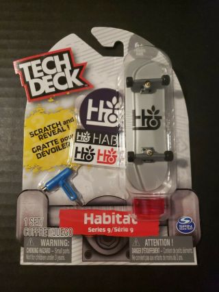 Tech Deck Series 9 2019 Skate Fingerboard Habitat Scratch And Reveal Mystery