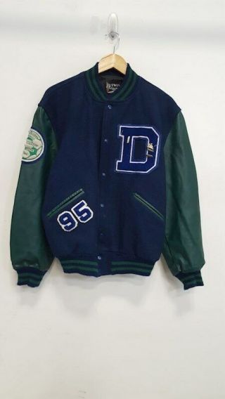 Vintage 1990s Doherty High School Spartans Colorado Varsity Letterman Jacket L