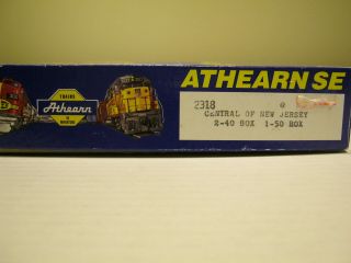 HO Scale Athearn Special Edition Central of Jersey Box Car 3 - Pack 2318 3