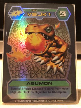 Digimon D - Tector Card Game Agumon Dt - 85 Holo