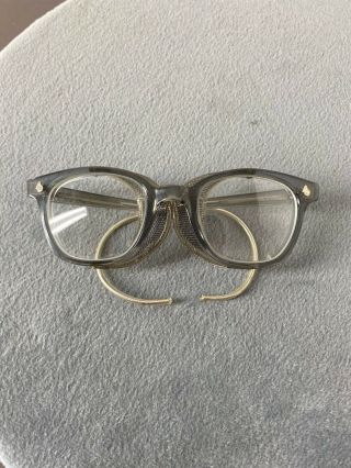Vintage American Optical Safety Glasses Goggles With Side Shield