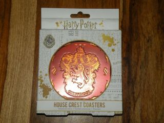 Harry Potter Metal House Crest Coasters Paladone &