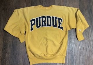 Vintage Purdue 80s Reverse Weave Champion Sweatshirt Size Xl/xxl