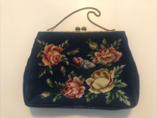 Antique Needlework Vintage Christine Custom Bags Detroit Michigan Handbag