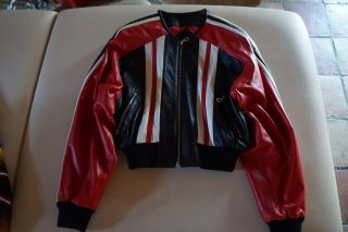 Michael Hoban North Beach Leather Vintage Women Short Jacket Size 7/8