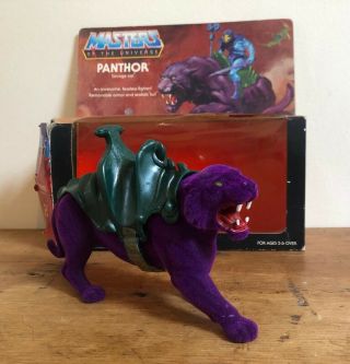 Rare Masters Of The Universe - Panthor - Boxed Fully Complete 1982 Mattel