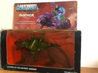 RARE MASTERS OF THE UNIVERSE - PANTHOR - BOXED FULLY COMPLETE 1982 Mattel 2