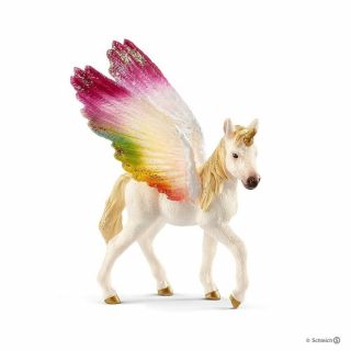 Bayala: Winged Rainbow Unicorn Foal - Schleich 70577
