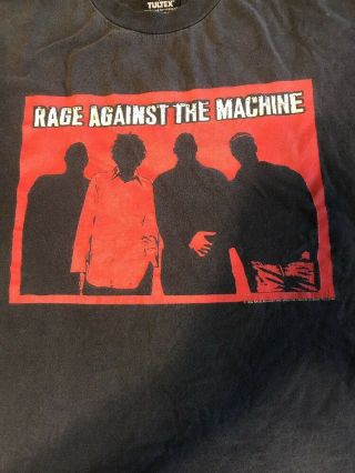 Vintage 1999 Rage Against The Machine Shirt Size M RATM Giant 90s 2