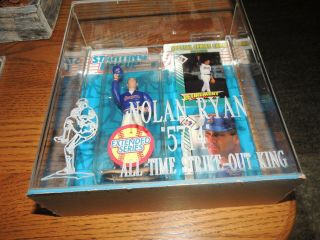 1993 Nolan Ryan Starting Lineup In Protective Case Inscribed