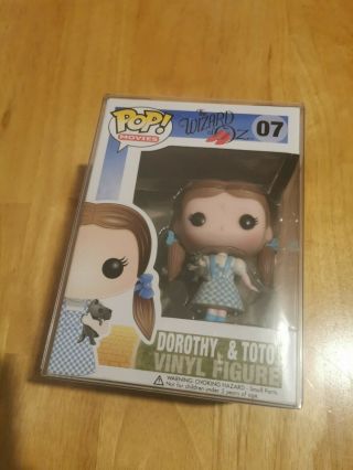 Dorothy & Toto - Wizard Of Oz Funko Pop Movies No 07 - Rare & Vaulted -