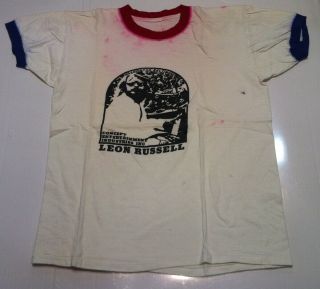 Leon Russell Vintage 1970s Concert Tour Crew T - Shirt