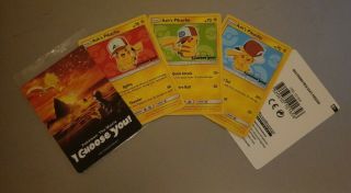 M20 Promo Pack Ashs Pikachu Sm109 Pokemon The Movie I Choose You Cards Ptcg Nm
