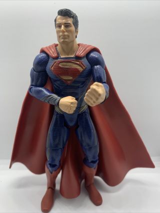 Mattel Dc Comics Movie Masters Man Of Steel Superman 6 1/4 Inch Action Figure
