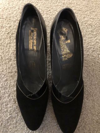 1920’s 1930’s Vintage Suede And Leather Shoes