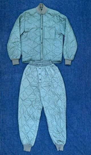 Vtg 1963 Us Air Force Usaf Flyers Cwu - 9/p Quilted Jacket & Trousers Small 1960s