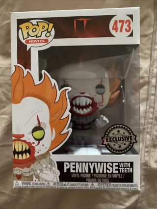 Funko Pop Vinyl It Pennywise With Teeth Exclusive