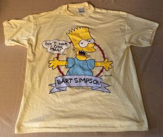Vintage1990 Bart Simpson " Don 