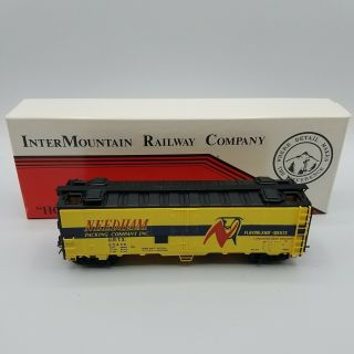 Intermountain Ho Needham Packing Co Steel Sided Reefer Yellow 60430