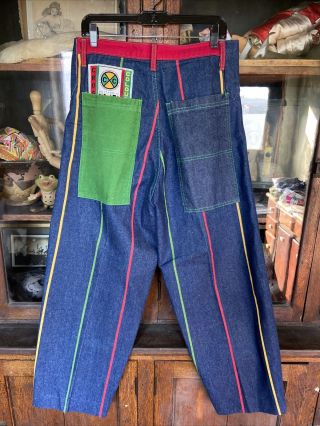 Vintage Men’s Cross Colours Pants Hip - Hop 1980’s 90’s Rap Jeans Denim