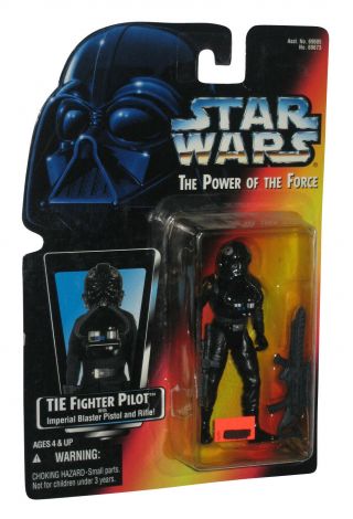 Star Wars Power Of The Force Tie Fighter Pilot (1995) Kenner Red Card Figure